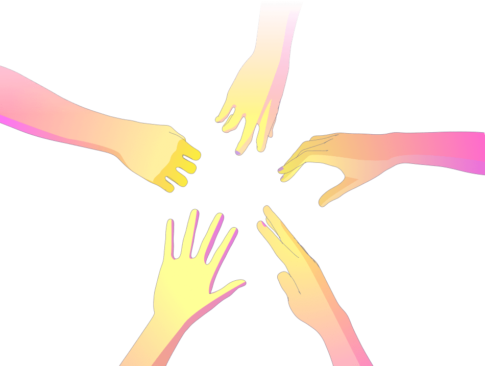diverse hands