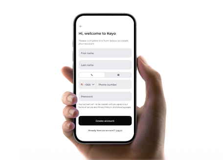 Create an account